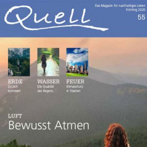 Aktueller Bericht zum Waldbaden mit AIRNERGY im Quell-Magazin